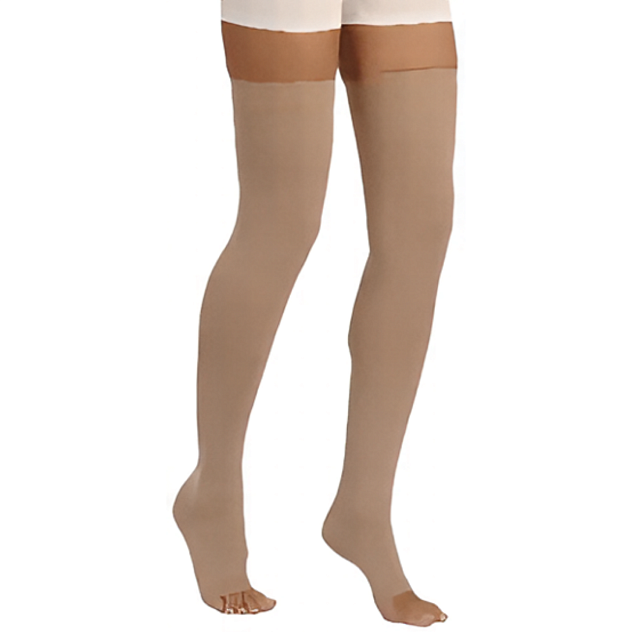 Чулки компрессионные с открытым носком, класс компрессии 1, ТК.930
