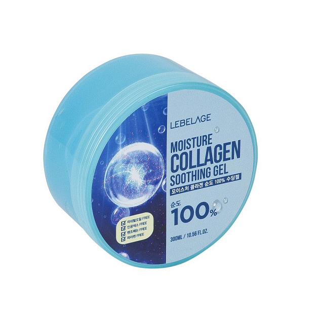Гель для лица и тела с коллагеном LEBELAGE MOISTURE COLLAGEN PURITY 100