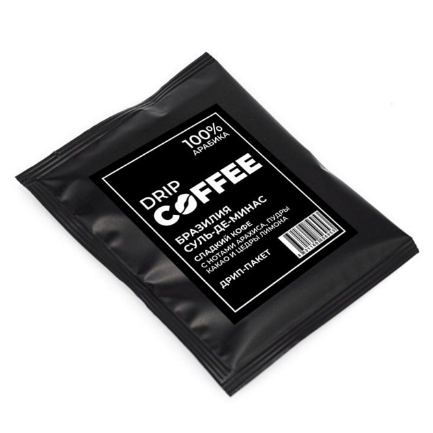Дрип-пакет Кофе "Бразилия Суль-де-Минас" 1шт