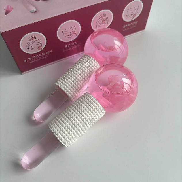 Массажер для лица криосферы Ice Globes Cooling Facial, набор из 2-х шт AYOUME