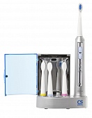 Электрическая звуковая зубная щетка CS Medica CS-233-UV с зарядным устройством и УФ дезинфектором