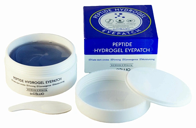 Патчи для кожи глаз с пептидами Dr.CELLIO PEPTIDE HYDROGEL EYE PATCH